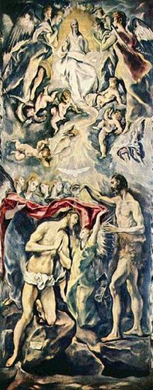 El Greco Taufe Christi
